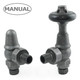 COM-AG-PEW - Commodore Traditional Manual Radiator Valve - Pewter (Angled Manual) COM-AG-PEW - Commodore Traditional Manual Radiator Valve - Pewter (Angled Manual)